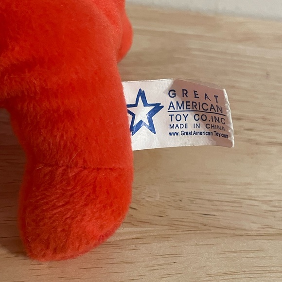 Great American Toy Co. Dozer Red Bulldog Plush 8” - Picture 8 of 8